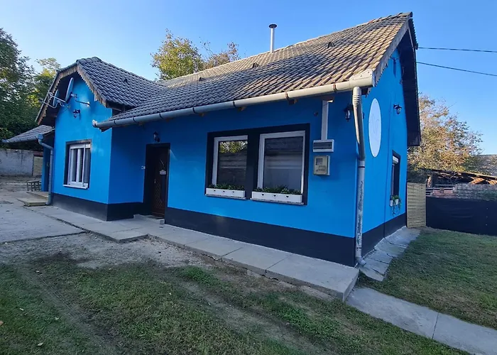 Het Blauwe Salamander Huis Kekesd Foto
