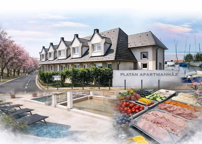 Platan Apartmanhaz Balatongyörök照片